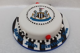 newcastle football birthday cake